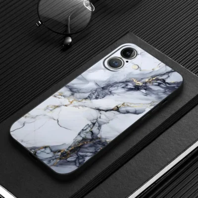 Márvány mintás iPhone tok